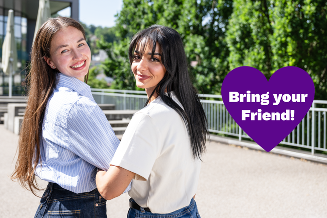 zB. Bring your Friend